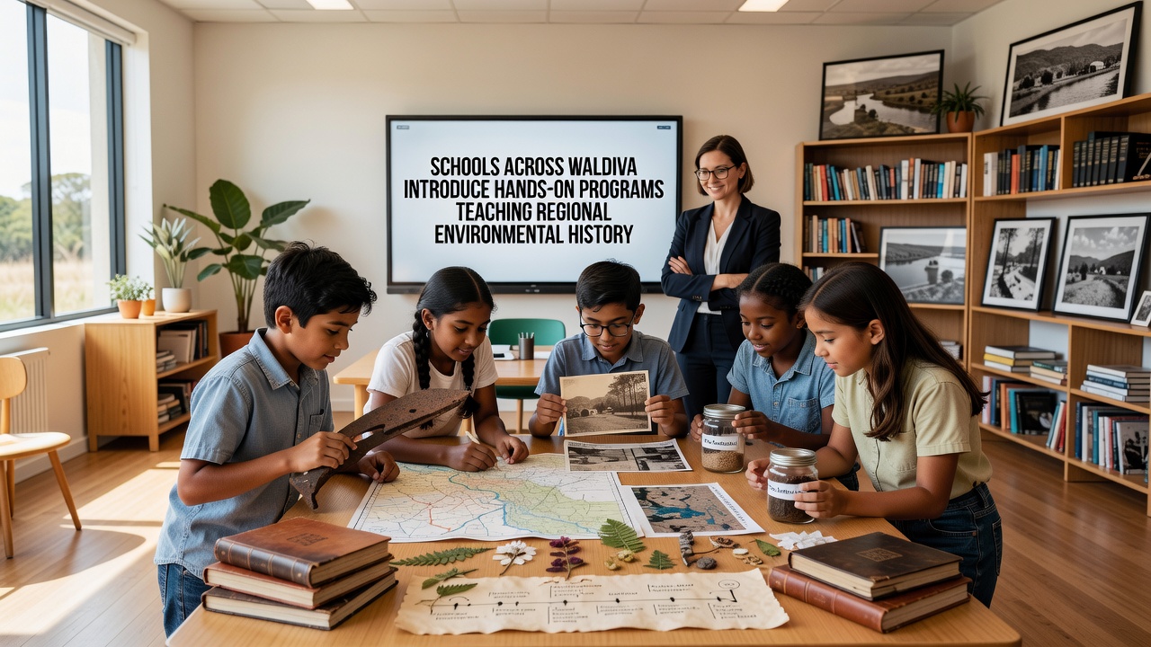 Waldiva Educational Districts Roll Out Field-Based Modules on Local Environmental Heritage